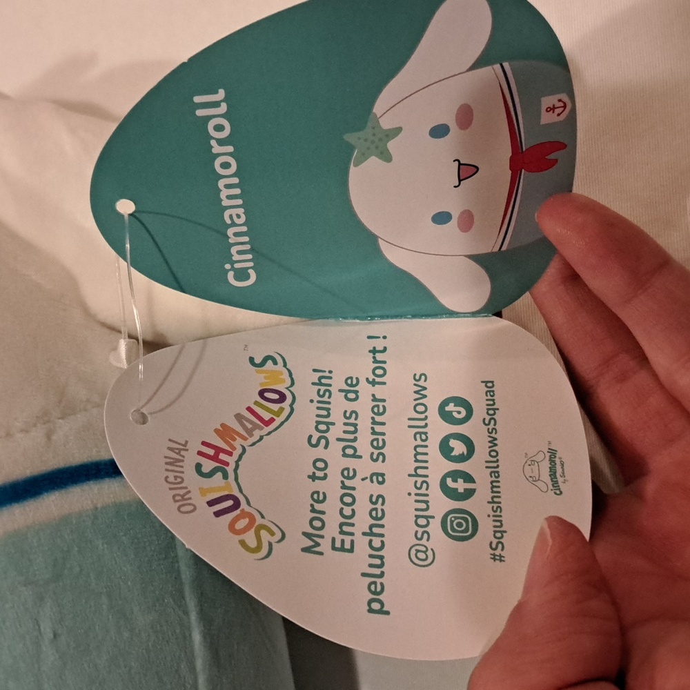 Squishmallows Hello Kitty and Friends Cinnamoroll. - Picture 4 of 7